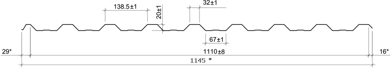 Пофнастил Н-20 розміри